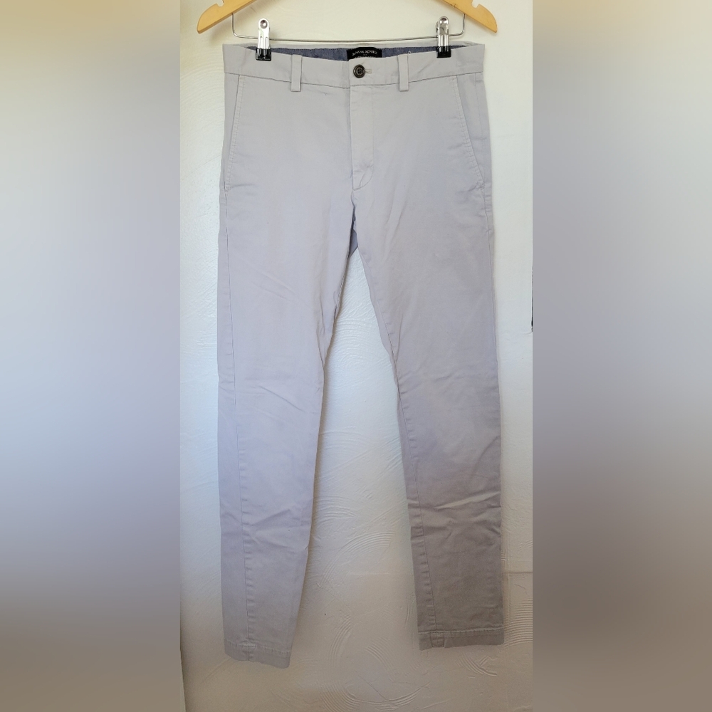 BANANA REPUBLIC 29X32 Men's Light Gray Chinos